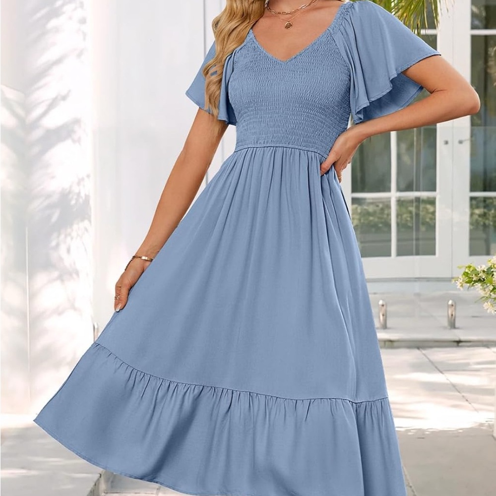 Meerokeety blue flow dress